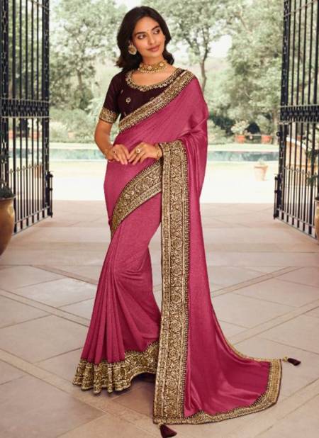 Pink Colour Kavira 4 Heavy Festive Wear New Designer Saree Collection 1010